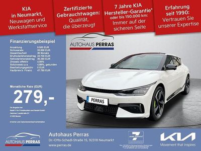 Gebraucht Kia EV6 GT 430 kW (585 PS) 2022 Weiß snow white pearl metallic SUV