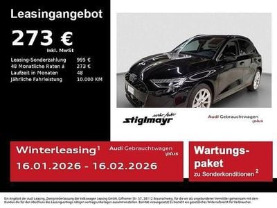 Mythosschwarz metallic Gebraucht 2025 Audi A3 Advanced Plus Limousine | 32.990 € (Guter Preis)