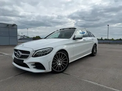 Gebraucht Mercedes C300 AMG 245 PS (180 kW) 2019 Weiß Limousine