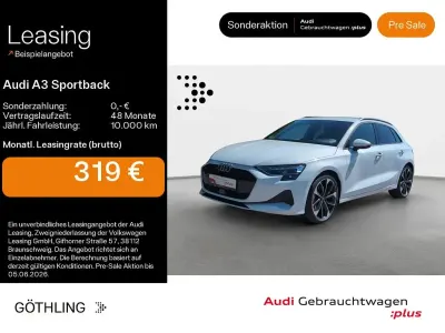 Gebraucht Audi A3 Advanced 150 PS (110 kW) 2025 Gletscherweiß metallic Limousine