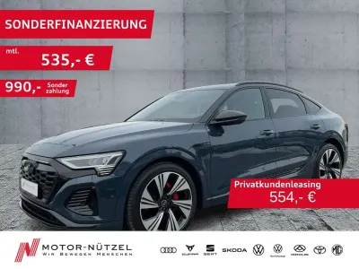 Brugt Audi Q8 e-tron S-Line 300 kW (408 HK) 2023 Blå SUV