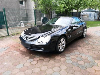 Usata Mercedes SL350 245 CV (180 kW) 2003 Nero Cabrio