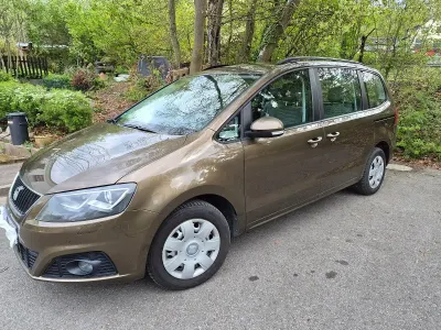 Gebraucht Seat Alhambra Ecomotive 150 PS (110 kW) 2010 Braun Van / Kleinbus