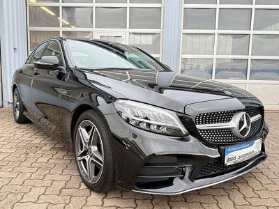 Schwarz Gebraucht 2020 Mercedes C180 AMG line Plus Limousine | 26.490 € (Guter Preis)