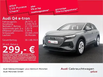 Gebraucht Audi Q4 e-tron Basis 125 kW (170 PS) 2023 Grau SUV