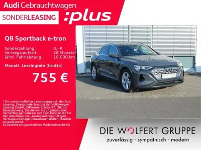 Gebraucht Audi Q8 e-tron Advanced Plus 300 kW (408 PS) 2023 Grau SUV