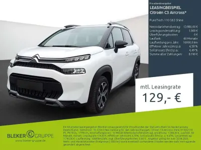 Brugt Citroën C3 Aircross Shine 110 HK (80 kW) 2023 Hvid SUV
