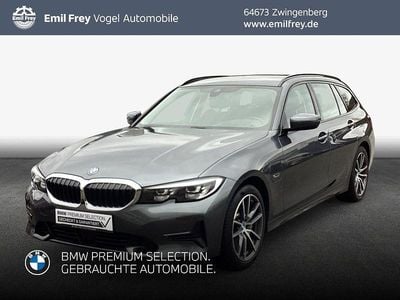 Gebraucht BMW 330e Sport Line 184 PS (135 kW) 2021 Grau Kombi