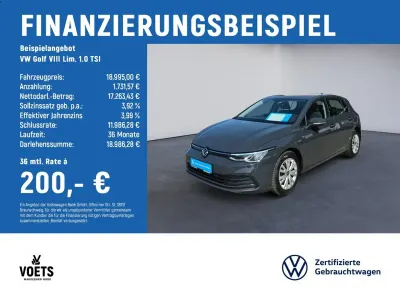 Gebraucht VW Golf VIII Life 110 PS (80 kW) 2024 Grau Limousine