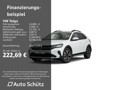 Gebraucht VW Taigo Life 95 PS (69 kW) 2022 Weiß SUV
