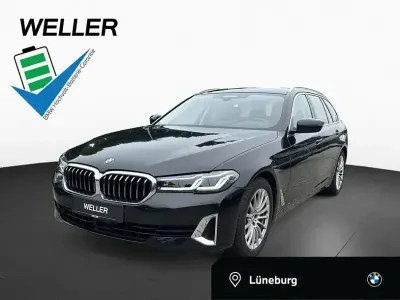 Gebraucht BMW 530 Luxury Line 252 PS (185 kW) 2022 Black sapphire (schwarz) Kombi