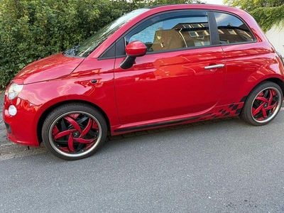 Usata Fiat 500C 86 CV (63 kW) 2013 Rosso Cabrio