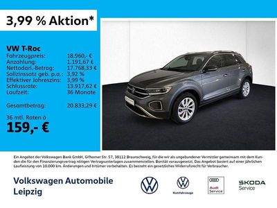Second-hand VW T-Roc Style 110 CP (80 kW) 2023 Gri SUV