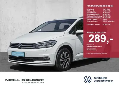 Gebraucht VW Touran Active 150 PS (110 kW) 2022 Weiss Van / Kleinbus