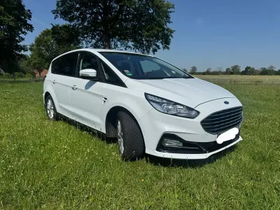 Gebraucht Ford S-MAX S 165 PS (121 kW) 2020 Weiß Van / Kleinbus