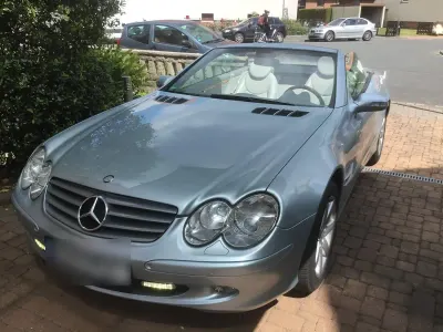 Gebraucht Mercedes SL350 245 PS (180 kW) 2003 Silber Cabrio