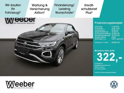 Neu VW T-Roc Cabriolet Style 150 PS (110 kW) 2025 Schwarz Cabrio