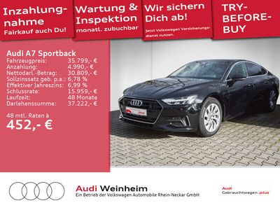 gebraucht Audi A7 Sportback 50 TFSI e quattro Navi Matrix-LED Kamera uvm