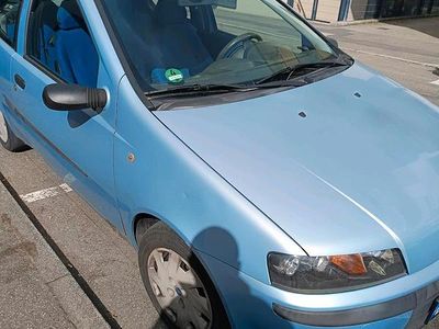 Gebraucht Fiat Punto 2001 Blau Kleinwagen