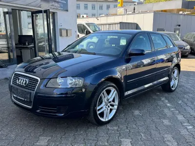 Gebraucht Audi A3 Attraction 102 PS (75 kW) 2007 Blau Kleinwagen