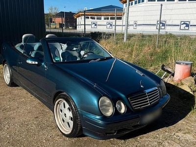 Brugt Mercedes CLK230 197 HK (144 kW) 2001 Blå Cabriolet