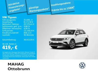 Gebraucht VW Tiguan Elegance 150 PS (110 kW) 2024 Weiß SUV