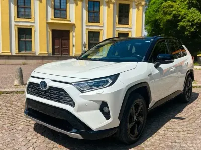 Gebraucht Toyota RAV4 Hybrid 218 PS (160 kW) 2019 Weiß SUV