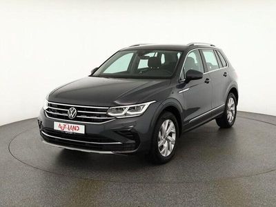 Delfingrau metallic (metallic) Gebraucht 2022 VW Tiguan Elegance SUV | 33.950 € (Etwas zu teuer)