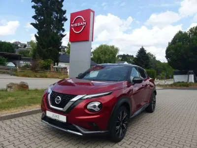 Gebraucht Nissan Juke 114 PS (83 kW) 2022 Fuji sunset red/black SUV
