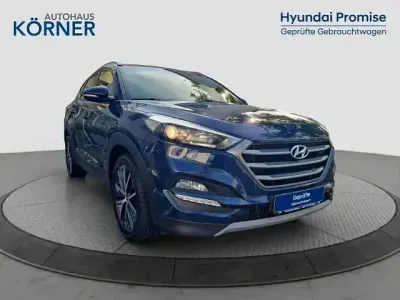 Gebraucht Hyundai Tucson Passion 177 PS (130 kW) 2018 Blau SUV