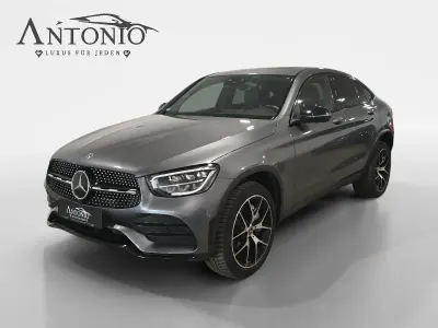 Gebraucht Mercedes GLC300de AMG line 194 PS (142 kW) 2021 Grau Coupé