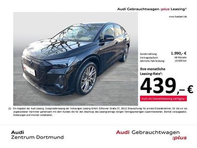 Mythosschwarz metallic Gebraucht 2025 Audi Q4 Sportback e-tron Ambiente SUV | 52.211 € (Fairer Preis)