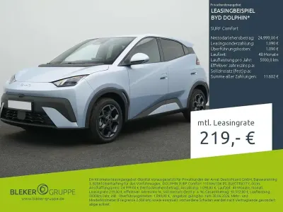 Ny BYD Dolphin Surf Comfort 114 kW (156 HK) 2026 Blå Hatchback