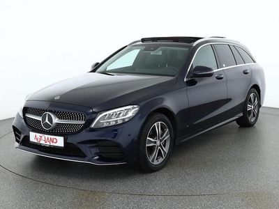 Usata Mercedes C220 AMG line 194 CV (142 kW) 2019 Blu