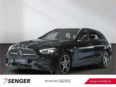 Gebraucht Mercedes C300e AMG 313 PS (230 kW) 2025 Lack obsidianschwarz met Kombi