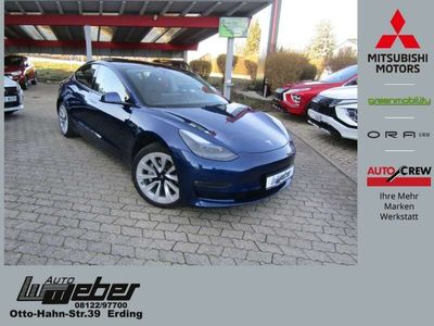 gebraucht Tesla Model 3 Long Range Dual AWD LED SHZ GRA FSE ACC KAMERA