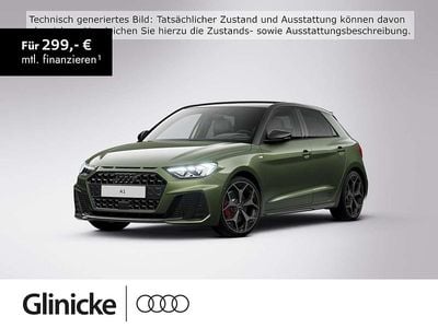 Distriktgrün metallic Neu 2025 Audi A1 S-Line Limousine | 41.500 € (Etwas zu teuer)