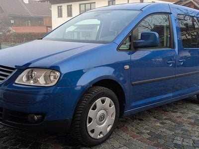 Gebraucht VW Caddy Maxi 105 PS (77 kW) 2009 Blau Van / Kleinbus