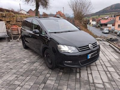 Gebraucht VW Sharan Comfortline 184 PS (135 kW) 2015 Schwarz Van / Kleinbus