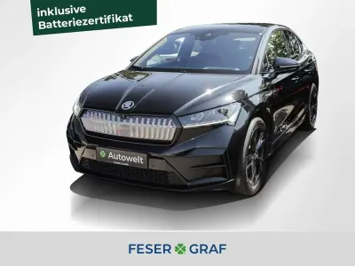 Gebraucht Skoda Enyaq iV RS 219 kW (299 PS) 2023 Blackmagicperleffekt SUV