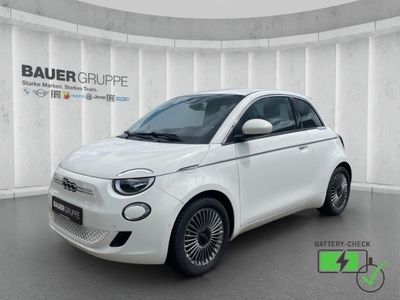 Gebraucht Fiat 500e Basis 86 kW (118 PS) 2023 Arktis weiß) (weiss Kleinwagen