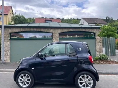 Gebraucht Smart ForTwo Electric Drive Passion 60 kW (82 PS) 2018 Blau Cabrio