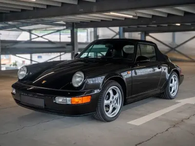 Gebraucht Porsche 911 Carrera 4 Cabriolet 250 PS (183 kW) 1990 Schwarz Cabrio