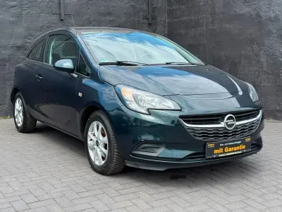 Gebraucht Opel Corsa Edition 101 PS (74 kW) 2015 Grün Kleinwagen