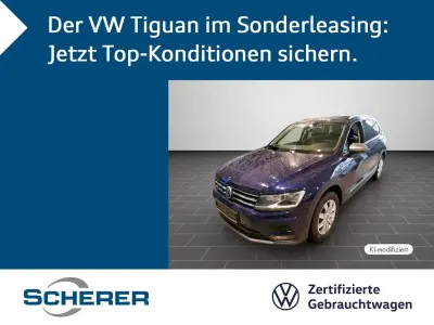 Gebraucht VW Tiguan Allspace Comfortline 150 PS (110 kW) 2021 Atlantik blue metallic SUV