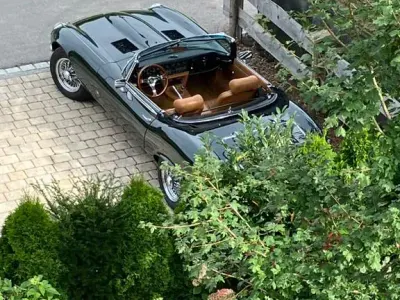 Käytetty Jaguar E-Type 268 HP (197 kW) 1974 Vihreä Avoauto