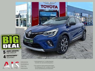 Blue rqh + black gne (metallic) Gebraucht 2020 Renault Captur Intens SUV | 15.990 € (Fairer Preis)