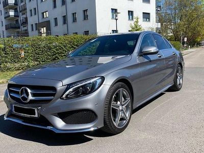 Usata Mercedes C180 AMG line 156 CV (114 kW) 2014 Grigio Berlina