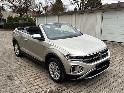 Gebraucht VW T-Roc Cabriolet Style 150 PS (110 kW) 2022 Beige Cabrio