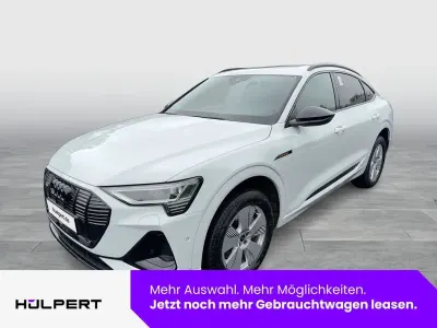 Gebraucht Audi e-tron Sportback S-Line 300 kW (408 PS) 2022 Gletscherweiß metallic SUV